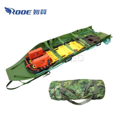 China Emergency Rescue EA-11C Hospital ArmyGreen Mountain Transfer Patient Rescue Stretcher for sale