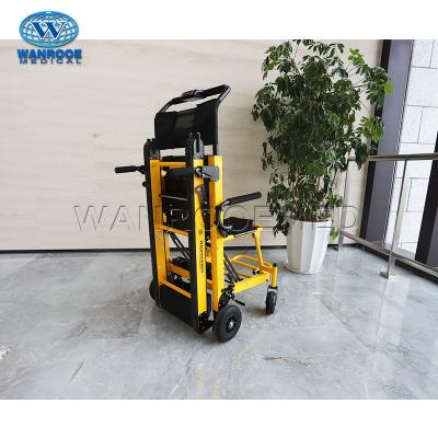 China Easy to use in lift retractable chair ambulance stairs EA-6FPA emergency climbing wheelchair for elderly for sale