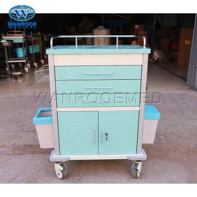 China Contemporary 32 Series Hospital ABS Transfer Emergency Nursing Drug Medicine Treatment Trolley for sale