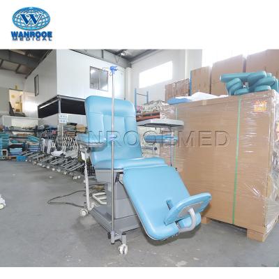 China BXD170 Contemporary Medical Hospital Height Adjustable Motorized Electric Dialysis Blood Drawing Chair for sale