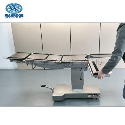 China AOT700M Hospital Equipment Medical Metal Surgical Room Hydraulic Manual Operation Table for sale