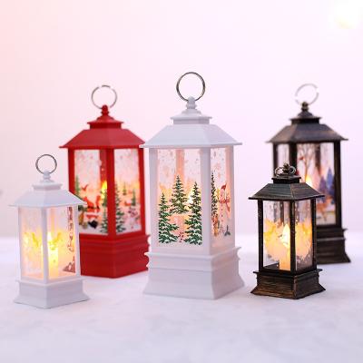 China Christmas Supplies Amazon Hot Sale LED Christmas Wind Lantern Lights Simulation Flame Lamp Electronic Candle Light for sale