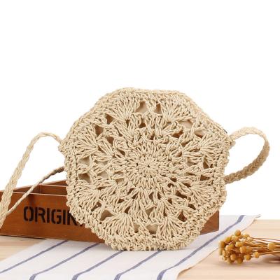 China Other New Simple Octagonal Hollow Rattan Bags Cross Bags Women Cross - Body for sale