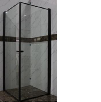 Chine Black Frameless Round Aluminum Round Shower Room Small Shower Room Glass Frame Enclosure à vendre