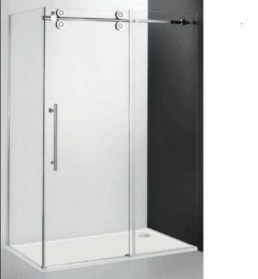 China With Frame Philippines Slide 3 Sided Custom Rectangle Fiberglass Shower Enclosure for sale