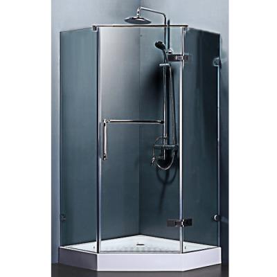 Chine With Frameless Single Frame Pivot Door Free View Shower Ducha 8mm Tempered Glass Enclosure à vendre