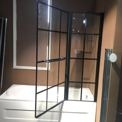 Китай With Frame Adjust Pivot Hinge Undreakable Screen Glass Shower Door продается