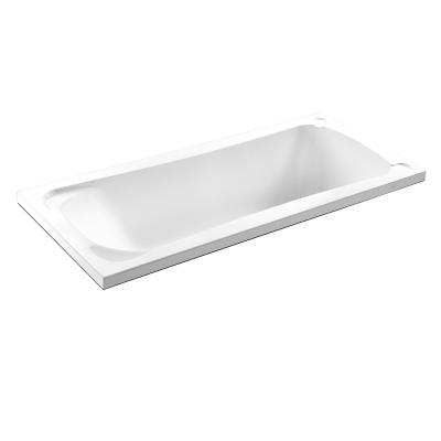 중국 2020 Factory Free Outlet Cheap Bathroom Acrylic Single Embedded Bathtubs Drop In Bathtubs 판매용