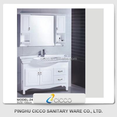 China 2016 Modern Modern Bathroom Furniture Lavatory PVC Sideboard for sale