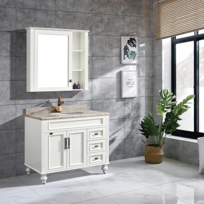 China Antique Cabinet Modern Wooden Bathroom Vanity for sale