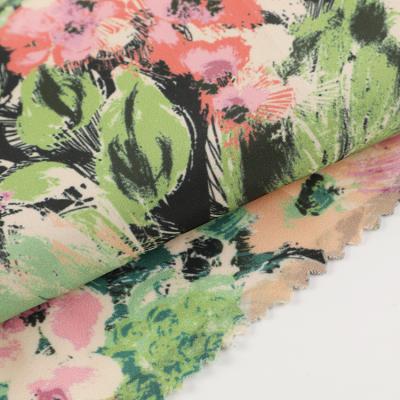 China Breathable reliable quality comfortable new floral chiffon printed fabric for summer dress for sale