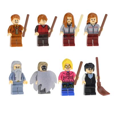 China Potteral Figures Of Harry Series Ron Luna Ginny Herione Dumbledore Safety Building Blocks Model Toys For Kid X0129 for sale