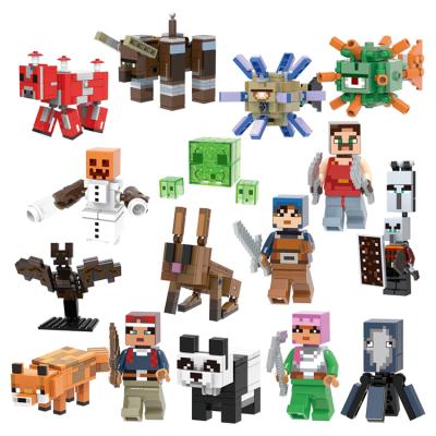 China My Hot Safety World Panda Squid Guardian Rabbit Ravager Building Block Bricks Figures For Kids Toys Gift X0298 X0299 for sale