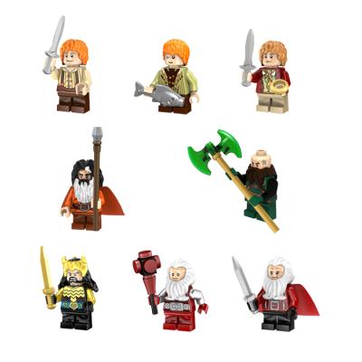 China Lord Of The King Dwalin Bifur Bain Balin Thorin Building Blocks Safety DIY Action Toys For Children PG8150 for sale