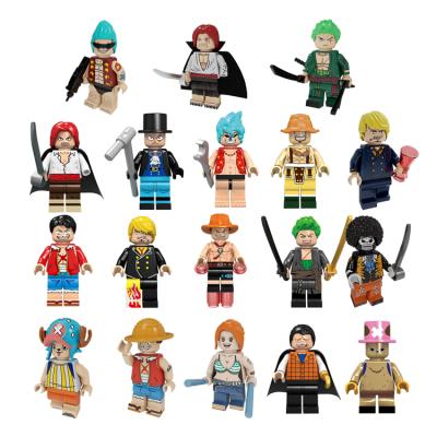 China Vinsmoke Sanji Usopp Franky Luffy Education Toys Building Blocks Safety Figures For Children KF6037 PG8244 for sale