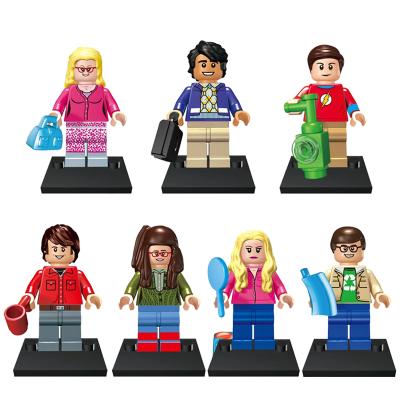 China Safety The Big Bang Theory Movie Character Bernadette Amy Penny Sheldon Mini Action Building Brick Figure Block Toy KF1025 for sale