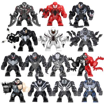 China Safety All Venom Big Size Action Figure Super Heroes Anti-Venom Riot Scream Carnage Building Block Bricks Figure Toy for sale