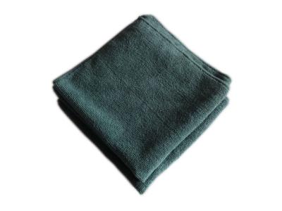 China Polyester Nylon Blended Cleaning Cloth Forest Green for sale