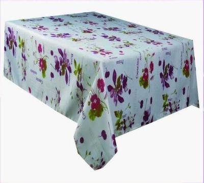 China Printed Polyester Tablecloth for sale