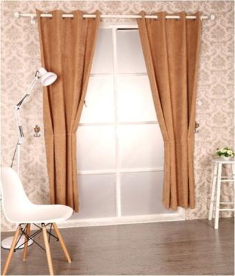 China Embrossed Fleece Polyester  Black Out Window Curtain for sale