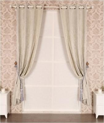 China Embossed  Black Out Window Curtain for sale