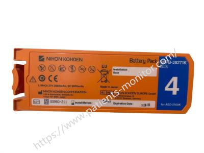 China New NKPB-28271K Battery For NIHON KOHDEN AED-2100 AED-2150 AED-2151 AED-2152 Defibrillator battery for sale