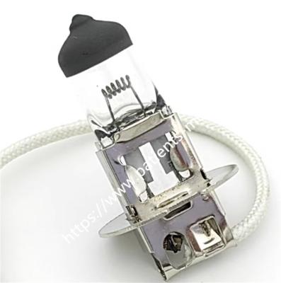 China JA 24V 60W Halogen Lamp H3 Dental Chair Lighting Bulb H3 24V 60W Top Black for sale