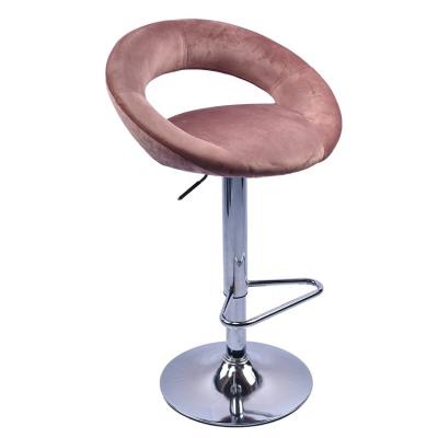 China Modern Cheap Kitchen Adjustable Modern PU Swivel Bar Stools Leather Upholster Bar Furniture for sale