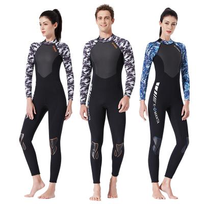 China Hot 3MM Non-Toxic Neoprene One Piece Couples Snorkeling Suit Diving Snorkeling Surfing Suit WetSuit for sale