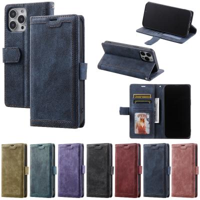 China Waterproof For Samsung Galaxy A10 A12 A13 A33 A51 A52 S21 S22 5G Ultra Leather Wallet Flip Back Cover Phone Cases Cases for sale