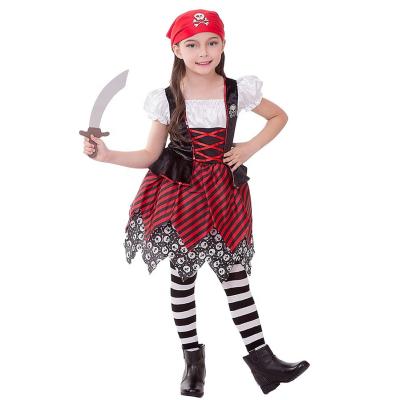 China Fashionable Red Pirate Costume Cosplay Costume Pirate Fancy Dress Halloween Children's Clothing Sets Children's Clothing Sets for sale