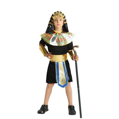 China Sets Black Sacrifice Egyptian Pharaoh European and American Halloween Cosplay Role Playing Costume Stage Performance Props Costume for sale