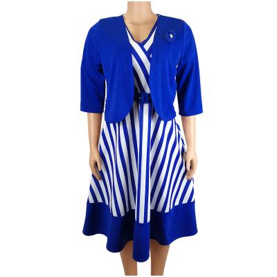 China 2021 Latest Design Autumn Anti-Static Loose Comfortable African Women Casual Plus Size Dress for sale