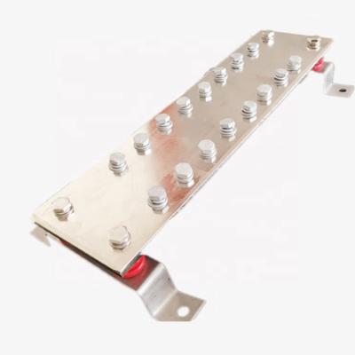 China Hot Sale Copper Busbar Insulator Earth Busbar Tin / Copper for sale