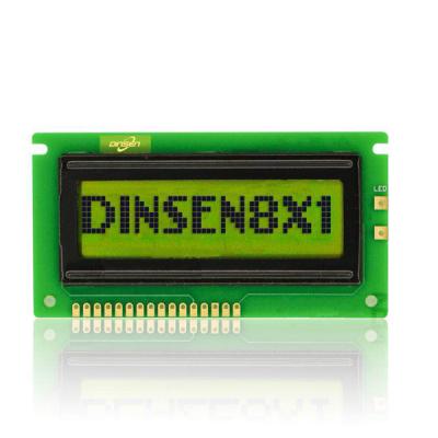 China Monochrome LCD Module 8x1 Dot Segment COB LCM Display 8x1 Glass Panel for sale