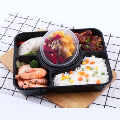 China Disposable High Quality Disposable Food Storage Box Plastic Travel Takeout Box for sale