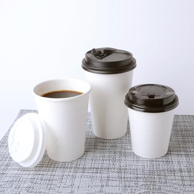 China 8OZ 12OZ 16OZ 20OZ Biodegradable Disposable Degradable Coffee Paper Cups With Lid for sale