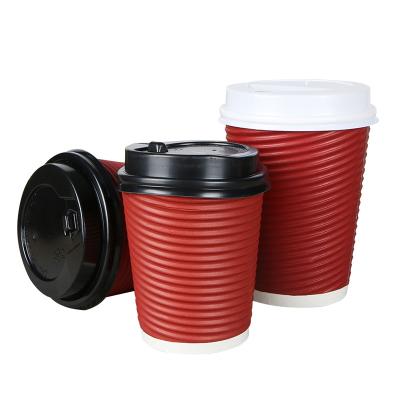 China Custom Printed Biodegradable Wall 6OZ 7OZ Disposable Paper Cups Double Tea Coffee Cup Coffee Mugs For Hot Drinks for sale