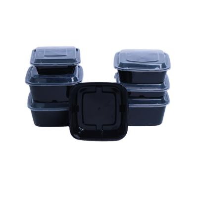 China Disposable Plastic Food Tableware One Compartment Food Container Eco - Friendly Lunch Box for sale