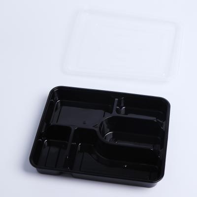 China Food Rectangle Disposable Plastic Lunch Box Meal Leakproof Box For Food for sale