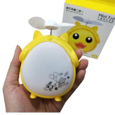 China 2 in1 Mini Fan Lamp With Charger Summer USB Line Toys 0888 for sale