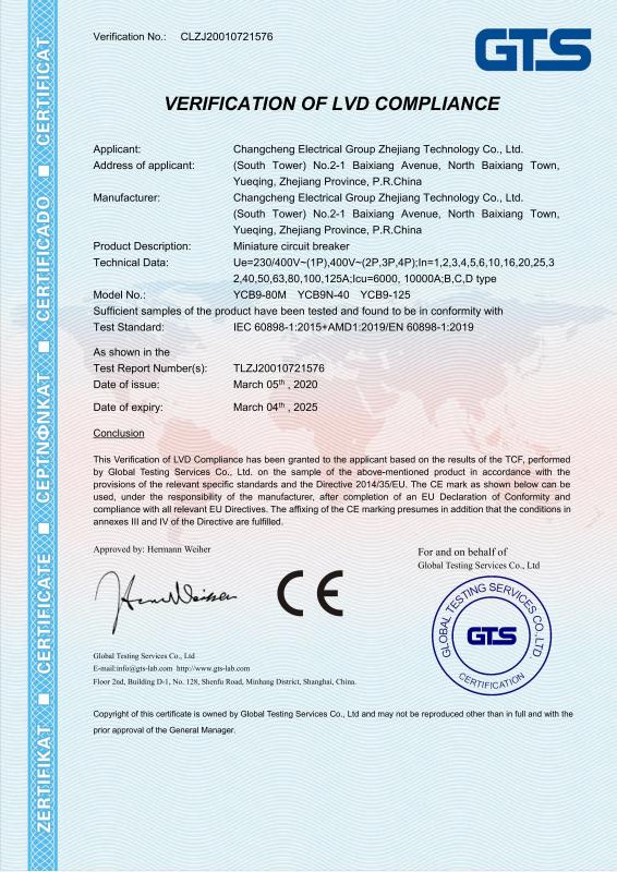 CE - Changcheng Electrical Group Zhejiang Technology Co., Ltd.