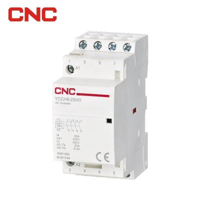 China Mini 4 pole 25a 3pole ac contactor YCCH6 for sale