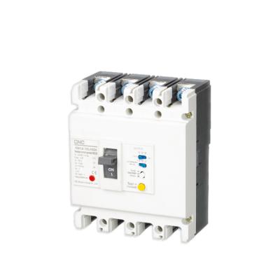 China 250a 4 pole earth leakage circuit breaker 230V elcb circuit breaker 20amp elcb YCM1LE for sale