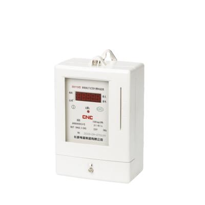 China Factory direct DDSY726 single phase two wire intelligent digital electric prepaid energy meter for sale