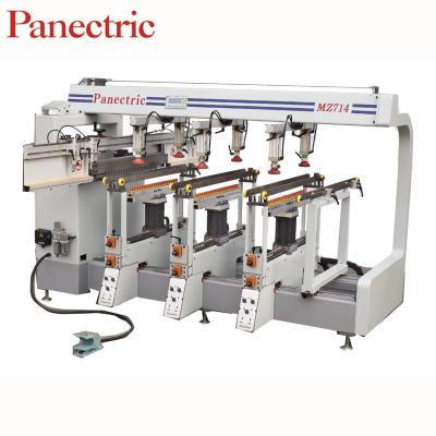 China Building Material Shops High Precision Woodworking 3 Tiers Line Drilling Machine For Making Furniture for sale