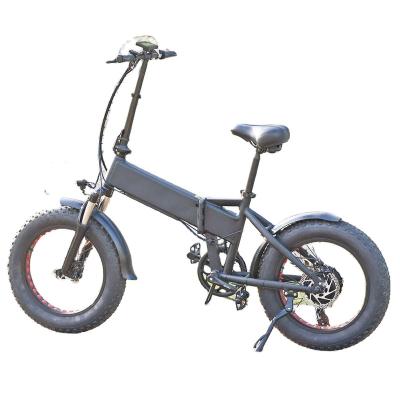 China Aluminum Alloy Compact and Powerful E-bike: 48v 500w/750w Folding Electric Bike with LCD Display and Fat Tires for sale