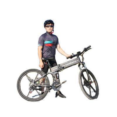 China NEW DESIGN 26 Inch Aluminum Alloy 2023 Spoke Rim SAMEBIKE 500W Long Range Mountain Electric Bike LO26-II for sale