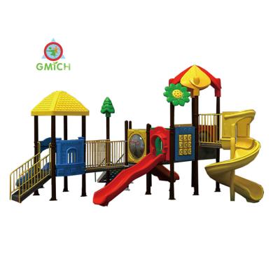 China Hot Selling Classic Design Children's Palace Park Playground Slide Outdoor Playground Equipment Kids Slide For Kids Children JMQ-18155A for sale