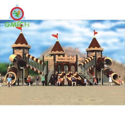 China Commercial Cost Effective Outdoor Plastic Playground Children Plastic Galvanized Pipe And Slide For Park for sale